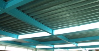 Aplicação em estruturas metálicas